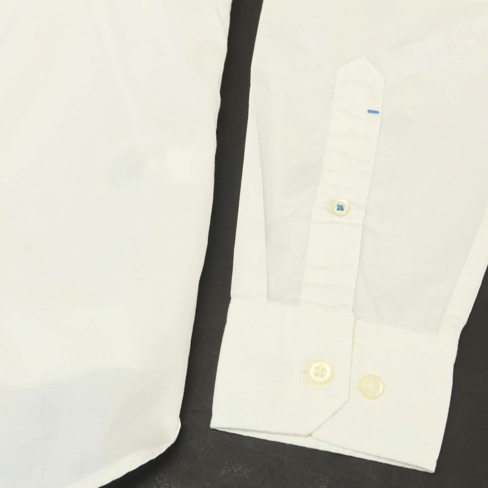 【中古】【未使用】バナナリパブリック Banana Republic ストレッチ コットン バンドカラー カジュアルシャツ ホワイト【 L 】【 状態ランクS 】【 メンズ 】