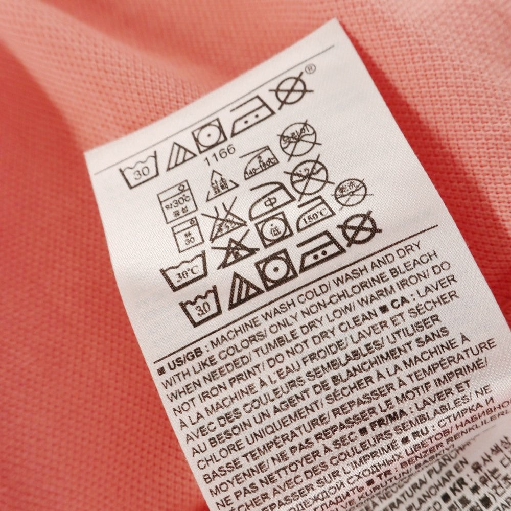 【中古】バナナリパブリック Banana Republic コットン 鹿の子 半袖ポロシャツ サーモンピンク【 S 】【 状態ランクA 】【 メンズ 】