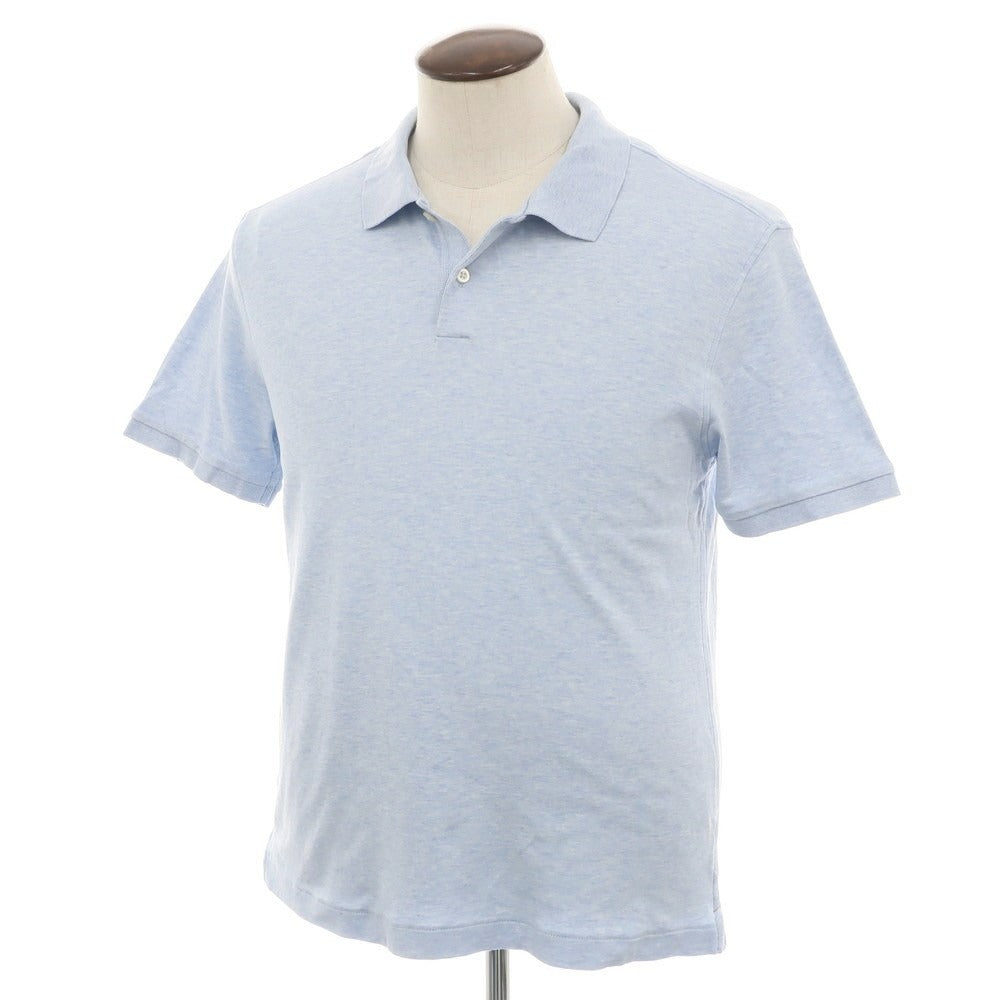 【中古】バナナリパブリック Banana Republic コットン 半袖ポロシャツ ライトブルー【 L 】【 状態ランクB 】【 メンズ 】