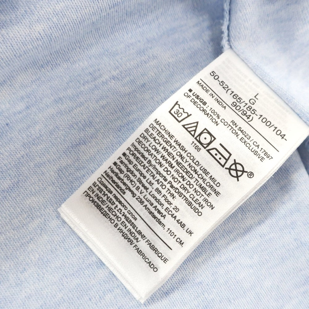 【中古】バナナリパブリック Banana Republic コットン 半袖ポロシャツ ライトブルー【 L 】【 状態ランクB 】【 メンズ 】