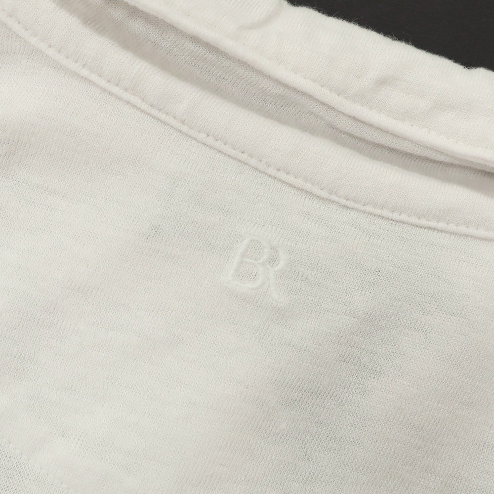 【中古】バナナリパブリック Banana Republic リネン スキッパー 半袖ポロシャツ ホワイト【 L 】【 状態ランクB 】【 メンズ 】