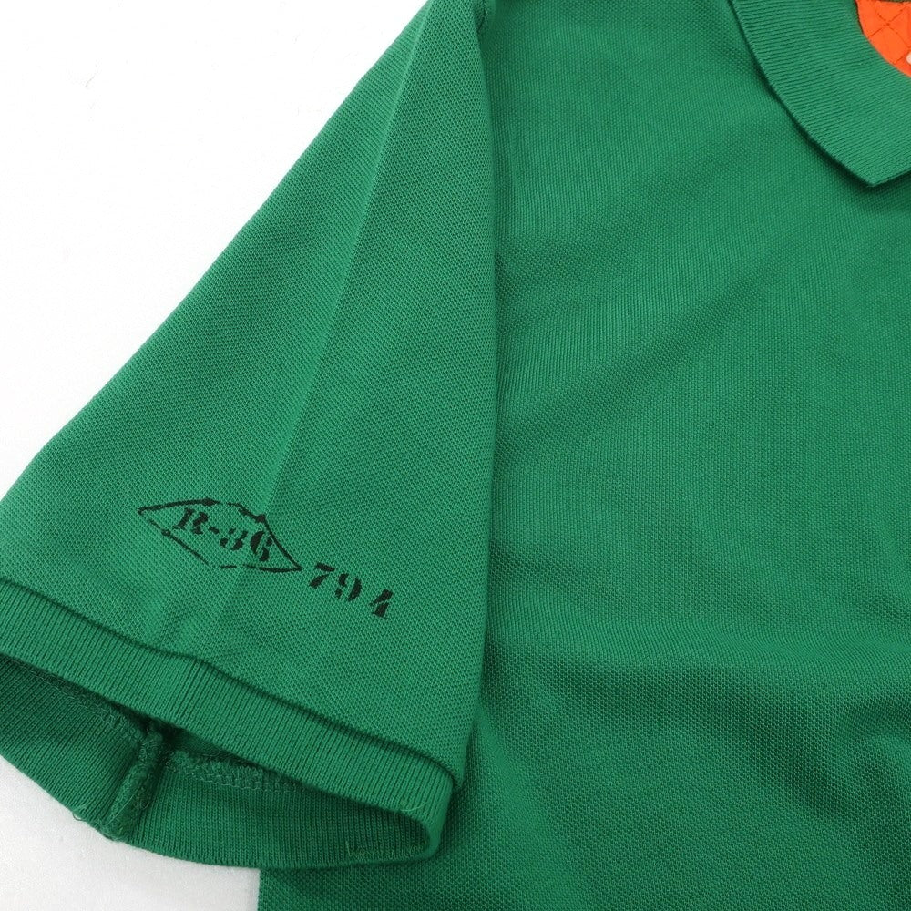【中古】【未使用】ポロ ラルフローレン Polo Ralph Lauren コットン 鹿の子 半袖ポロシャツ グリーン【 XL(18-20) 】【 状態ランクS 】【 メンズ 】