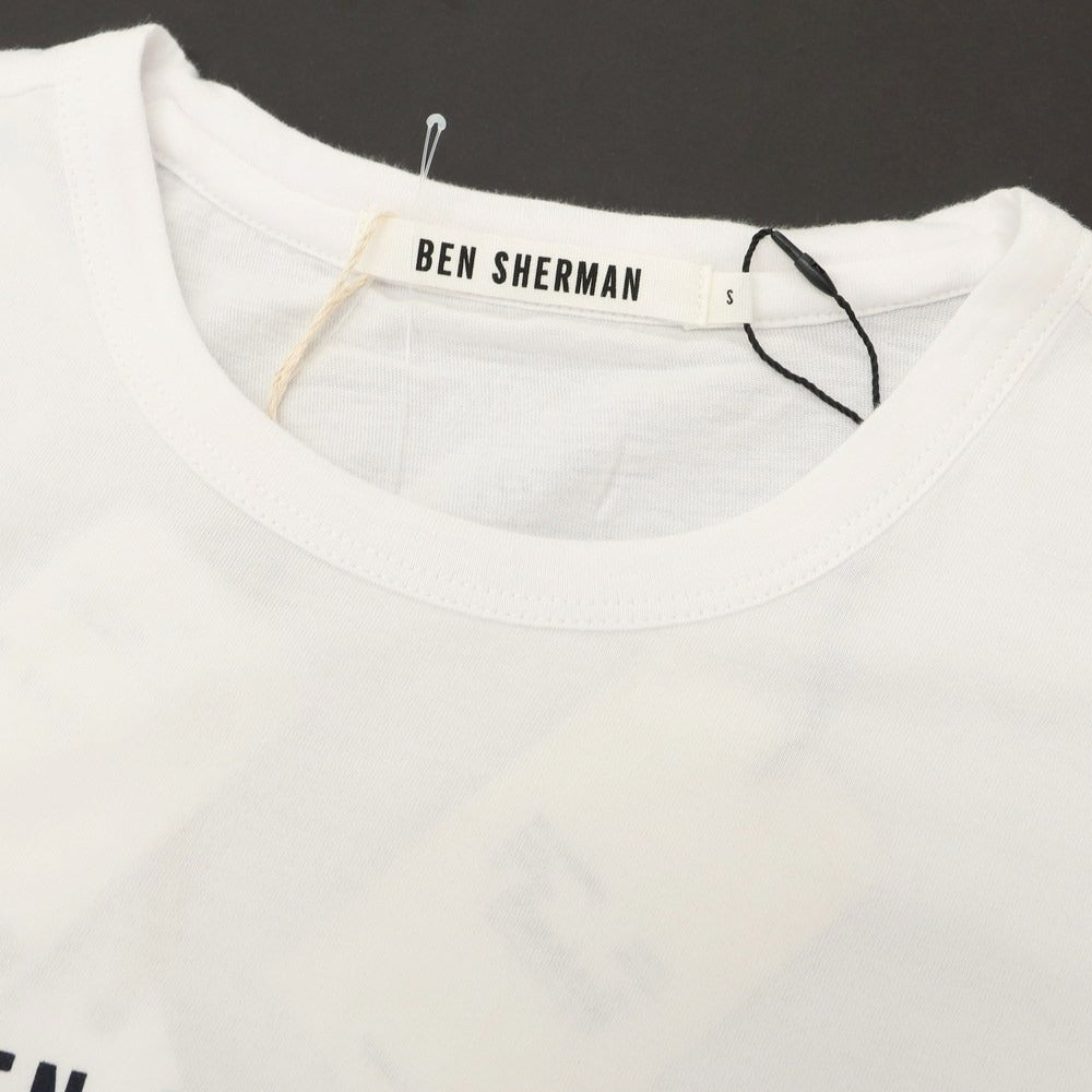 【中古】【未使用】ベンシャーマン Ben Sherman コットン クルーネック 半袖Tシャツ ホワイト【 S 】【 状態ランクS 】【 メンズ 】