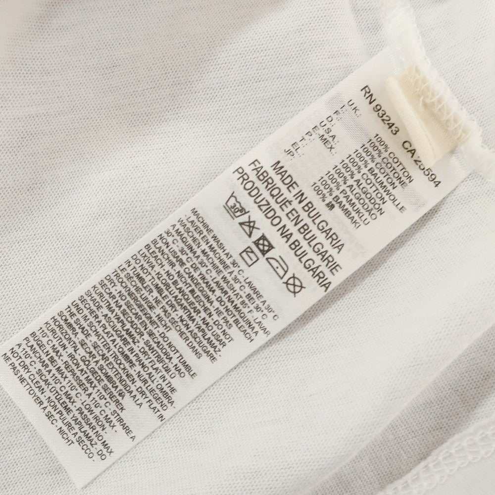 【中古】【未使用】ディーゼル DIESEL コットン クルーネック 半袖Tシャツ ホワイト【 S 】【 状態ランクS 】【 メンズ 】