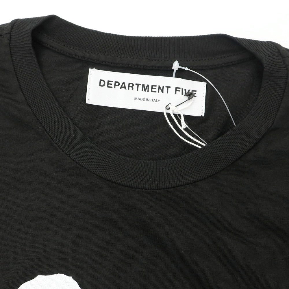 【中古】デパートメントファイブ Department5 コットン クルーネック 半袖Tシャツ ブラック【 S 】【 状態ランクA 】【 メンズ 】