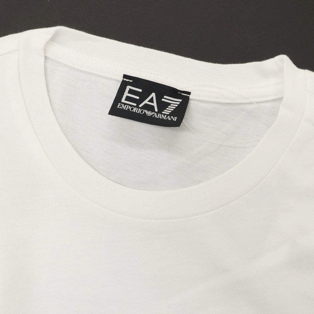 【中古】【未使用】エンポリオ アルマーニ EMPORIO ARMANI コットン クルーネック 半袖Tシャツ ホワイト【 S 】【 状態ランクS 】【 メンズ 】