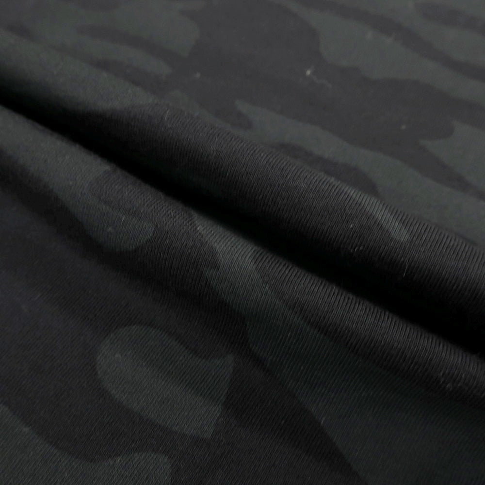 【中古】【未使用】エンポリオ アルマーニ EMPORIO ARMANI コットン カモフラ クルーネック 半袖Tシャツ ブラックxチャコール【 S 】【 状態ランクS 】【 メンズ 】
