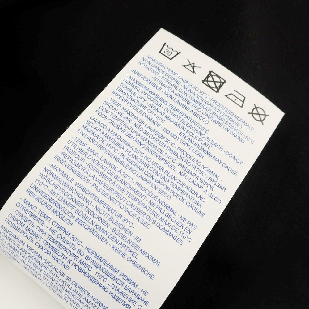 【中古】【未使用】エンポリオ アルマーニ EMPORIO ARMANI コットン カモフラ クルーネック 半袖Tシャツ ブラックxチャコール【 S 】【 状態ランクS 】【 メンズ 】