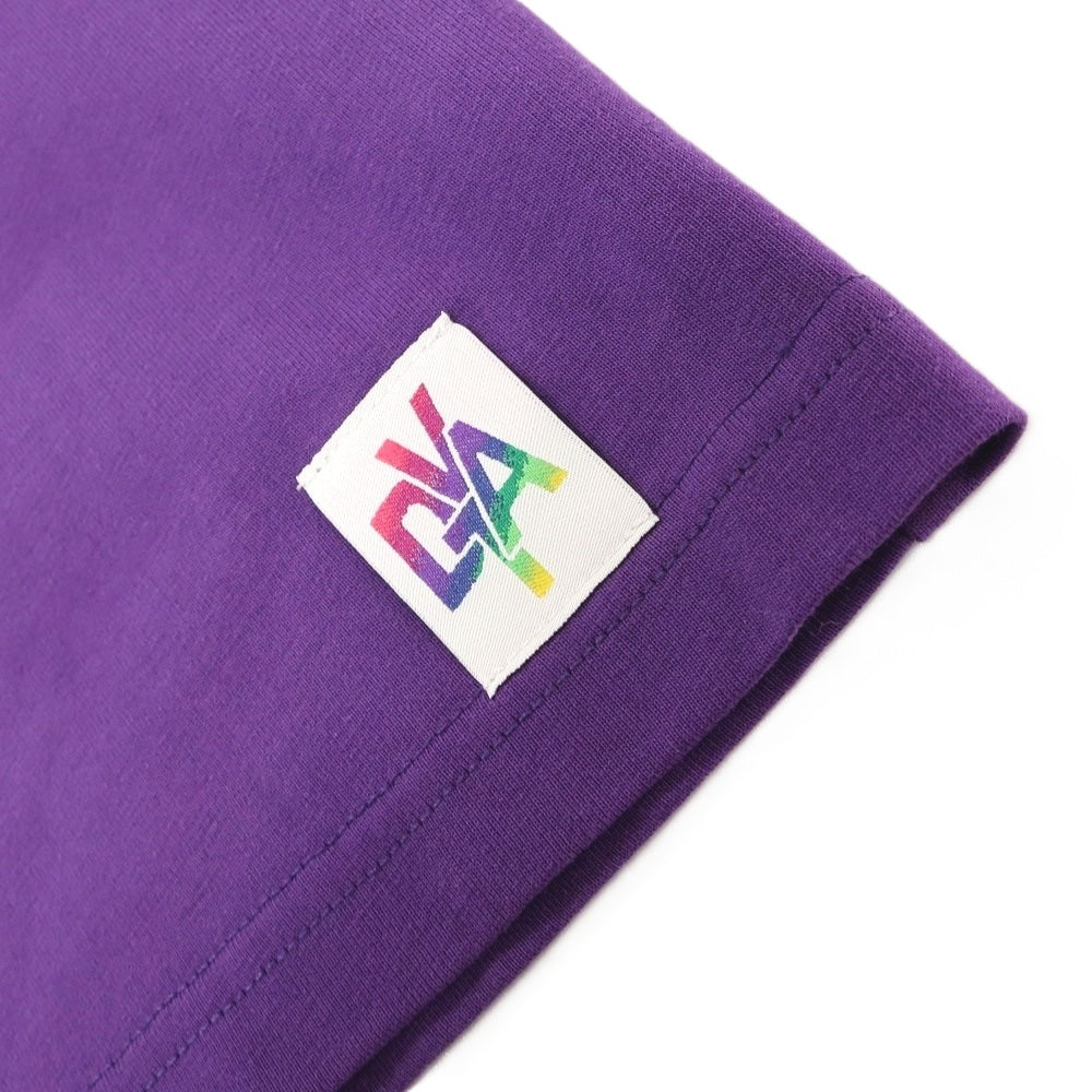 【中古】【未使用】デュベティカ DUVETICA コットン クルーネック 半袖Tシャツ パープル【 M 】【 状態ランクS 】【 メンズ 】