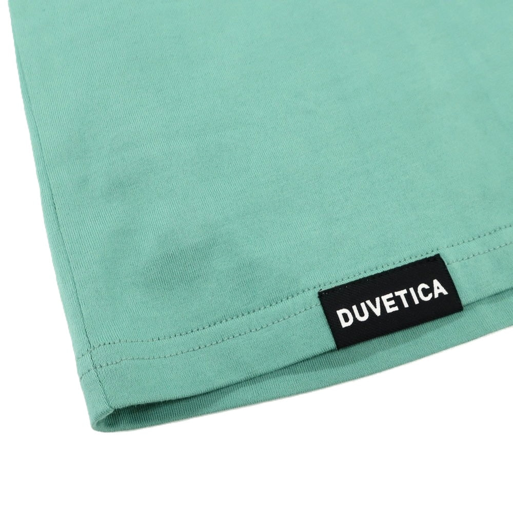 【中古】【未使用】デュベティカ DUVETICA コットン クルーネック 半袖Tシャツ グリーン系【 50 】【 状態ランクS 】【 メンズ 】