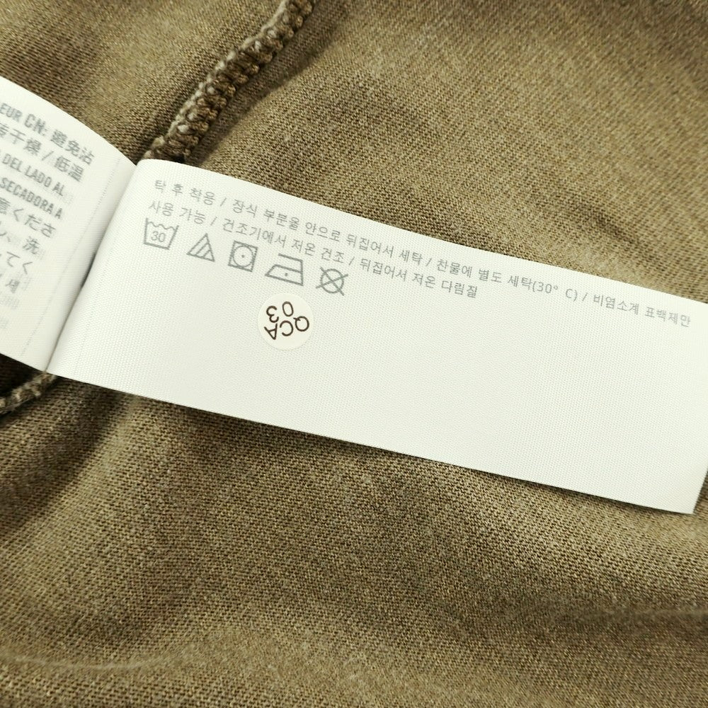 【中古】【未使用】アバクロンビー アンド フィッチ Abercrombie & Fitch ガーメントダイ コットン クルーネック 半袖Tシャツ オリーブ【 S 】【 状態ランクS 】【 メンズ 】
