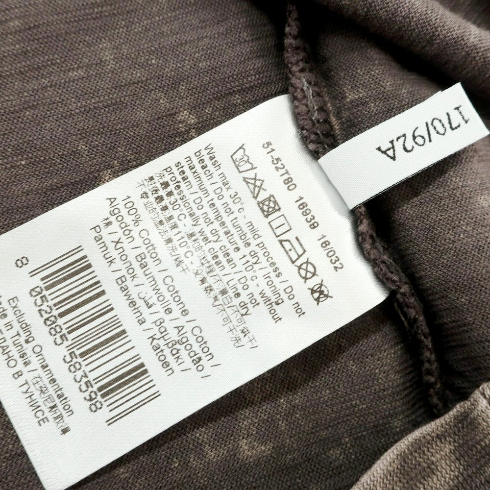 【中古】トラサルディ TRUSSARDI コットン クルーネック 半袖Tシャツ グレー系【 S 】【 状態ランクA 】【 メンズ 】