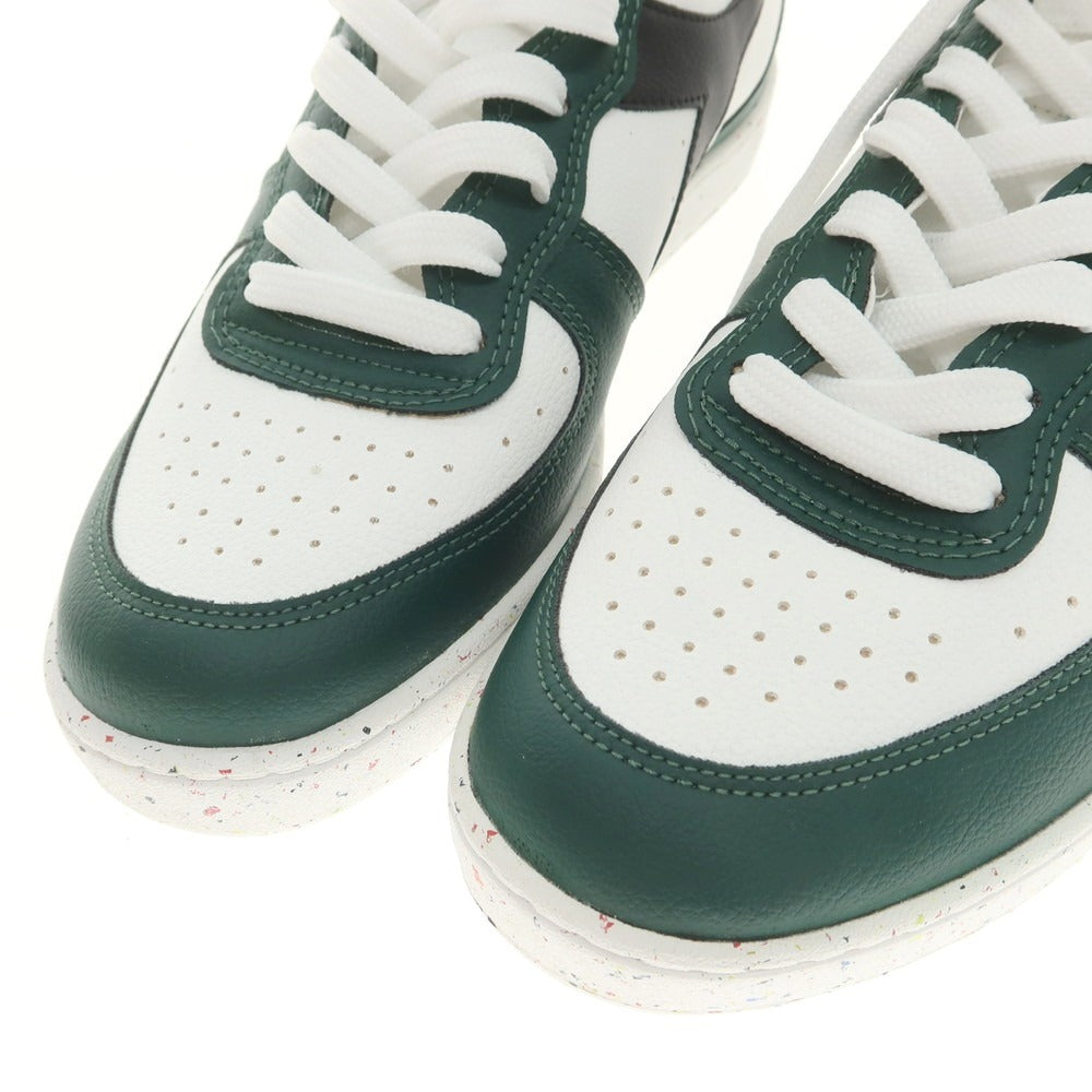 【中古】【未使用】ディアドラ Diadora Mi Basket 2030 スニーカー ホワイトxグリーン【 27 】【 状態ランクS 】【 メンズ 】