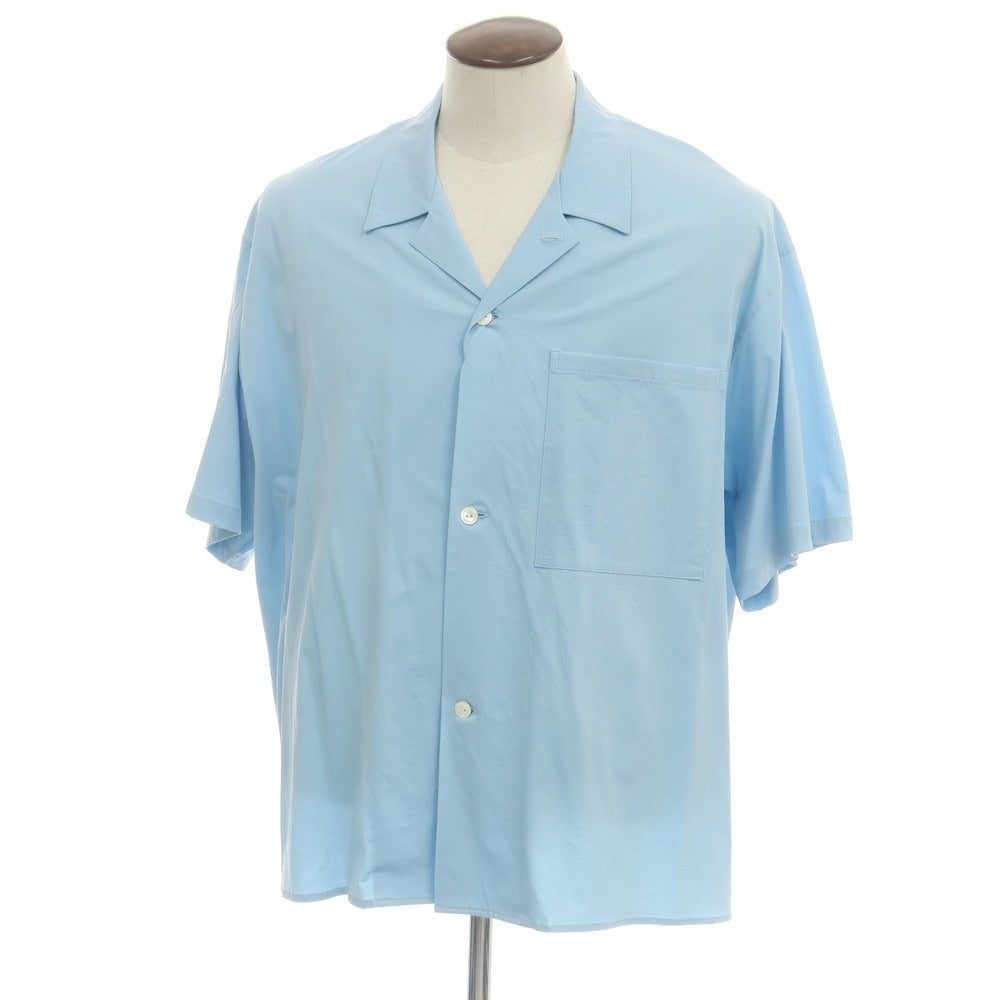 【中古】グッド ピープル グッド ステッチング グッド プロダクト GOOD PEOPLE GOOD STITCHING GOOD PRODUCT 2025年春夏 コットン系 オープンカラー 半袖シャツ ライトブルー【 表記なし(L位) 】【 状態ランクB 】【 メンズ 】