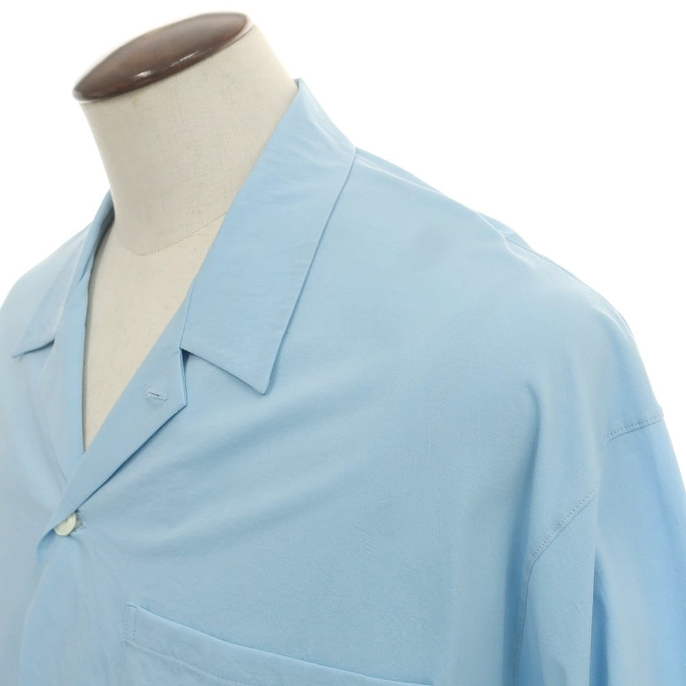 【中古】グッド ピープル グッド ステッチング グッド プロダクト GOOD PEOPLE GOOD STITCHING GOOD PRODUCT 2025年春夏 コットン系 オープンカラー 半袖シャツ ライトブルー【 表記なし(L位) 】【 状態ランクB 】【 メンズ 】