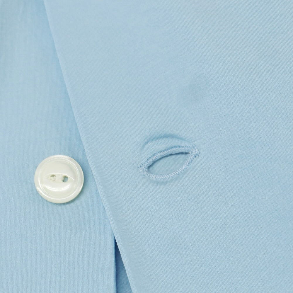 【中古】グッド ピープル グッド ステッチング グッド プロダクト GOOD PEOPLE GOOD STITCHING GOOD PRODUCT 2025年春夏 コットン系 オープンカラー 半袖シャツ ライトブルー【 表記なし(L位) 】【 状態ランクB 】【 メンズ 】