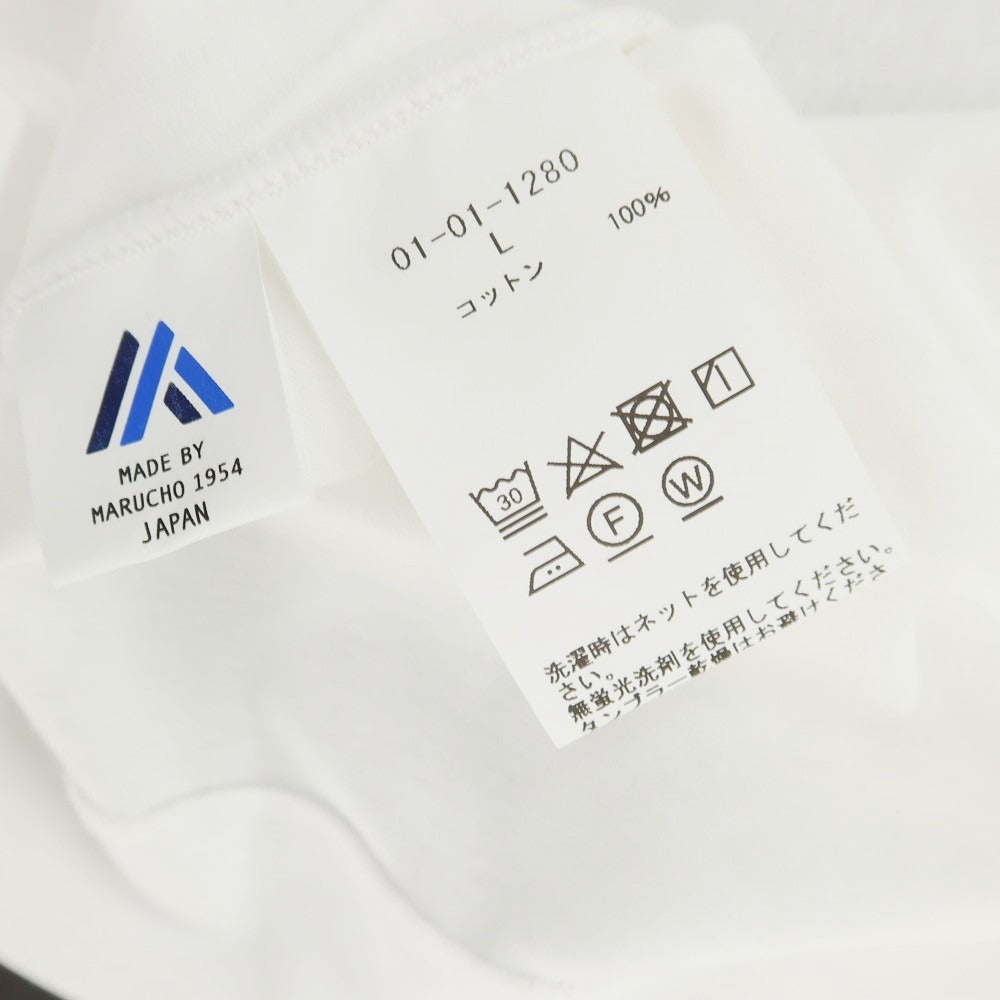 【中古】グッド ピープル グッド ステッチング グッド プロダクト GOOD PEOPLE GOOD STITCHING GOOD PRODUCT 2025年春夏 コットン クルーネック 半袖Tシャツ ホワイト【 L 】【 状態ランクA 】【 メンズ 】