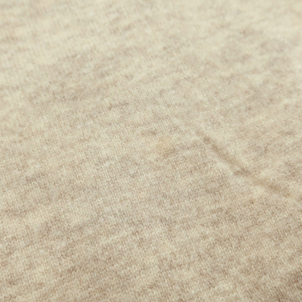 【中古】トゥモローランド TOMORROWLAND ハイゲージ ウール ショールカラー プルオーバーニット ベージュ【 M 】【 状態ランクC 】【 メンズ 】