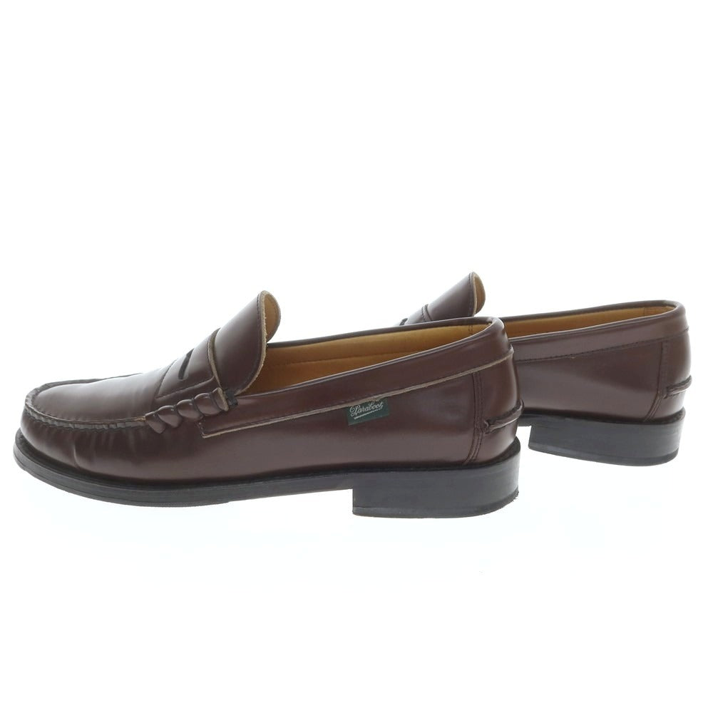 【中古】パラブーツ Paraboot PRINCETON コインローファー ブラウン【 6 】【 状態ランクB 】【 メンズ 】