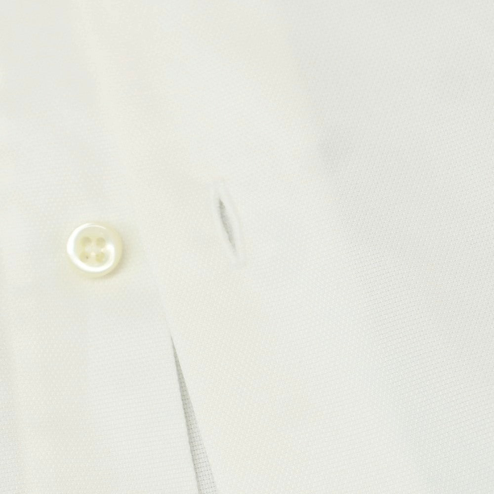 【中古】ギローバー GUY ROVER コットン ホリゾンタルカラー ドレスシャツ ホワイト【 36 】【 状態ランクB 】【 メンズ 】