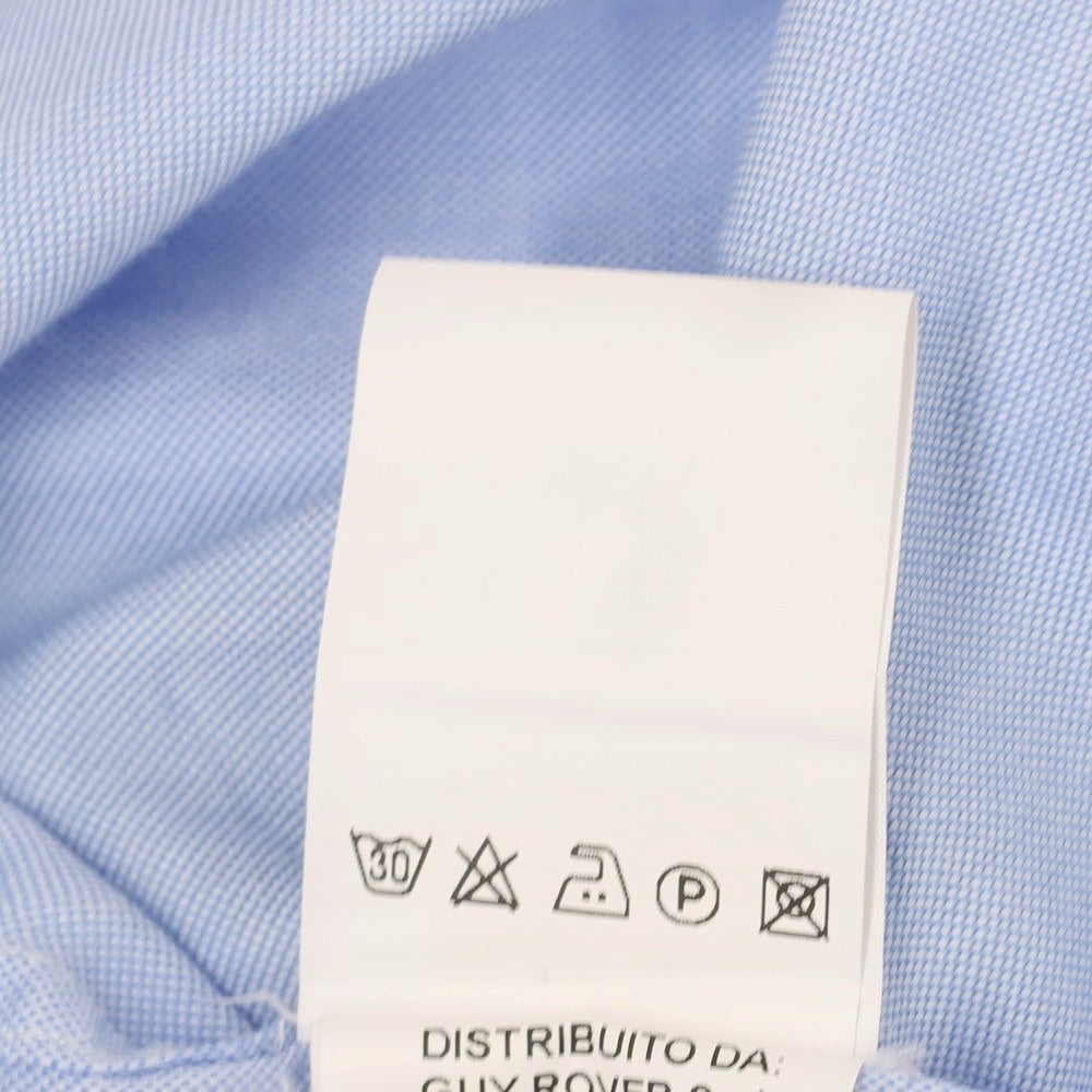 【中古】ギローバー GUY ROVER コットン ホリゾンタルカラー ドレスシャツ ブルー【 XS 】【 状態ランクB 】【 メンズ 】