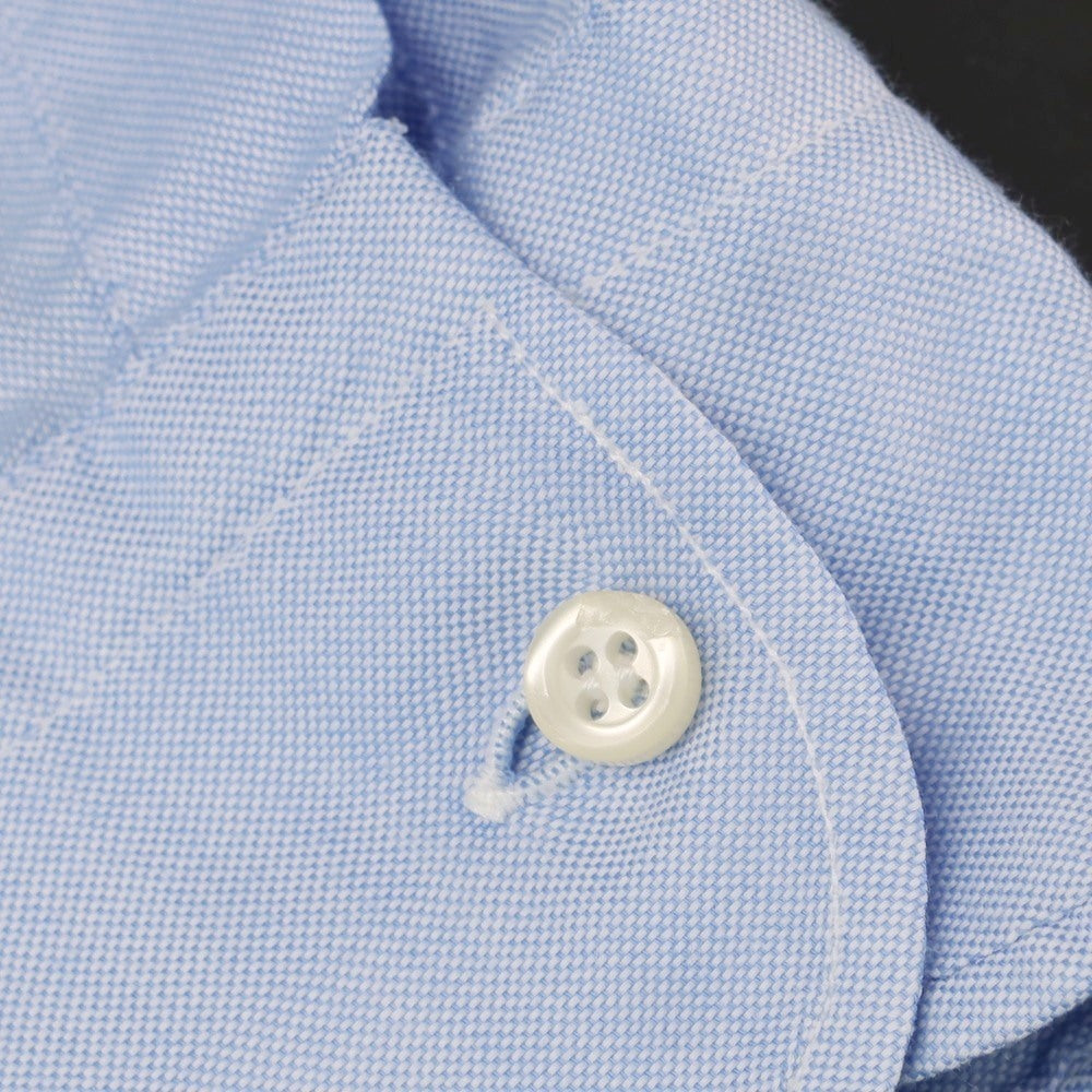 【中古】ギローバー GUY ROVER コットン ホリゾンタルカラー ドレスシャツ ブルー【 XS 】【 状態ランクB 】【 メンズ 】