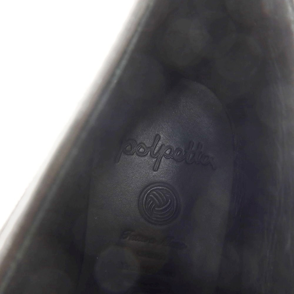 【中古】ポルペッタ polpetta スエード チャッカブーツ ブラック【 40 】【 状態ランクA 】【 メンズ 】
