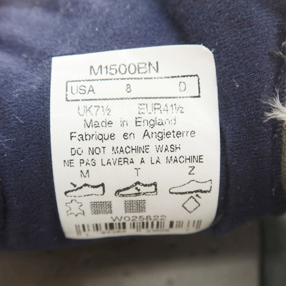 【中古】ニューバランス NEW BALANCE M1500BN スニーカー グレー系xネイビー【 US8 】【 状態ランクC 】【 メンズ 】