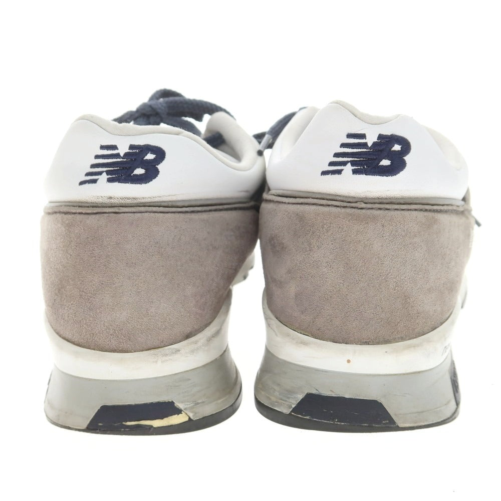 【中古】ニューバランス NEW BALANCE M1500BN スニーカー グレー系xネイビー【 US8 】【 状態ランクC 】【 メンズ 】