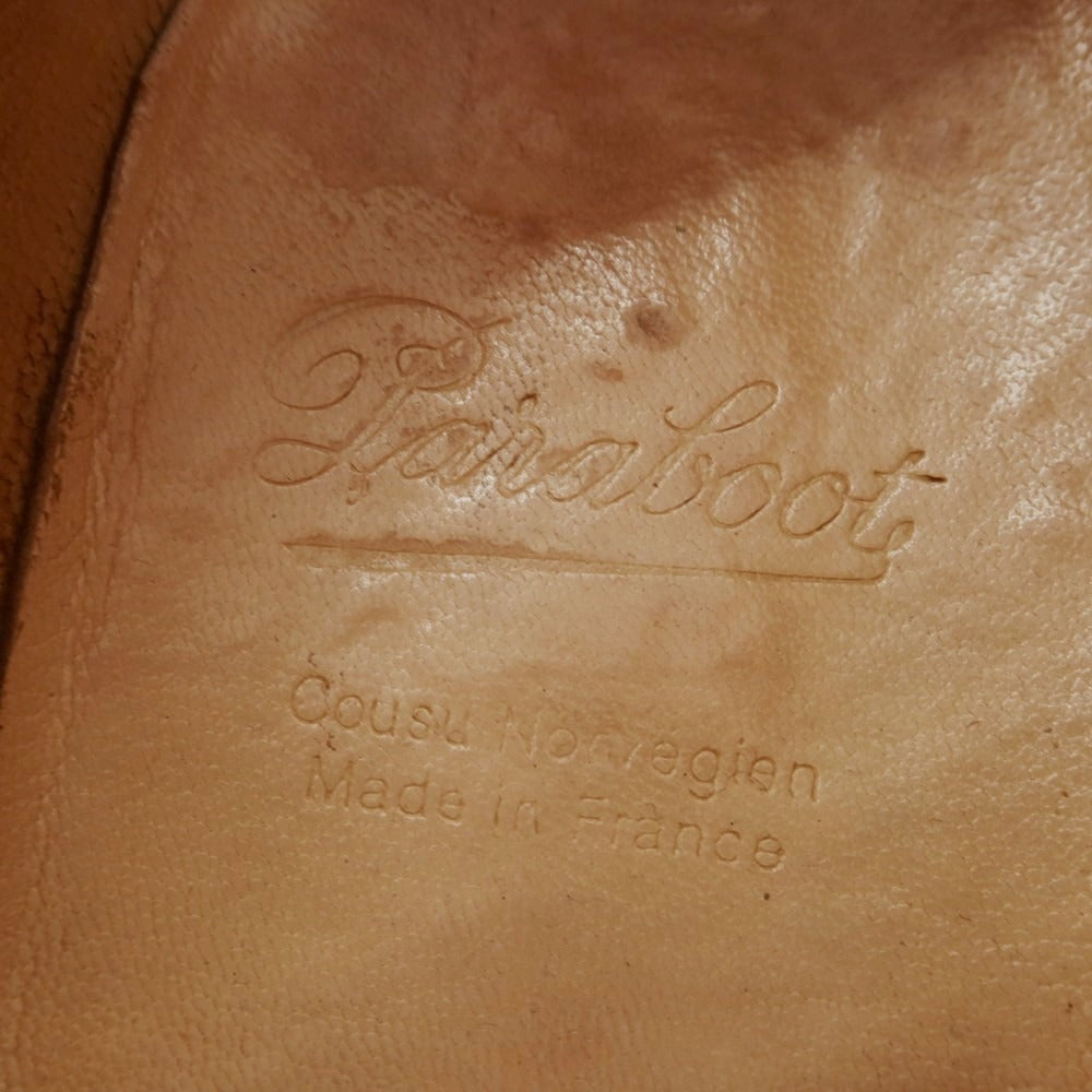 【中古】パラブーツ Paraboot AVIGNON ドレスシューズ ブラウン【 8 】【 状態ランクC 】【 メンズ 】