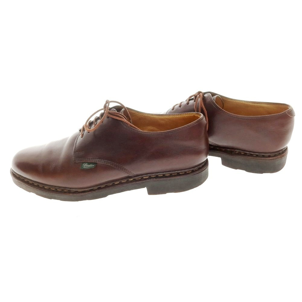 【中古】パラブーツ Paraboot ARLES プレーントゥ ドレスシューズ ダークブラウン【 8 】【 状態ランクB 】【 メンズ 】