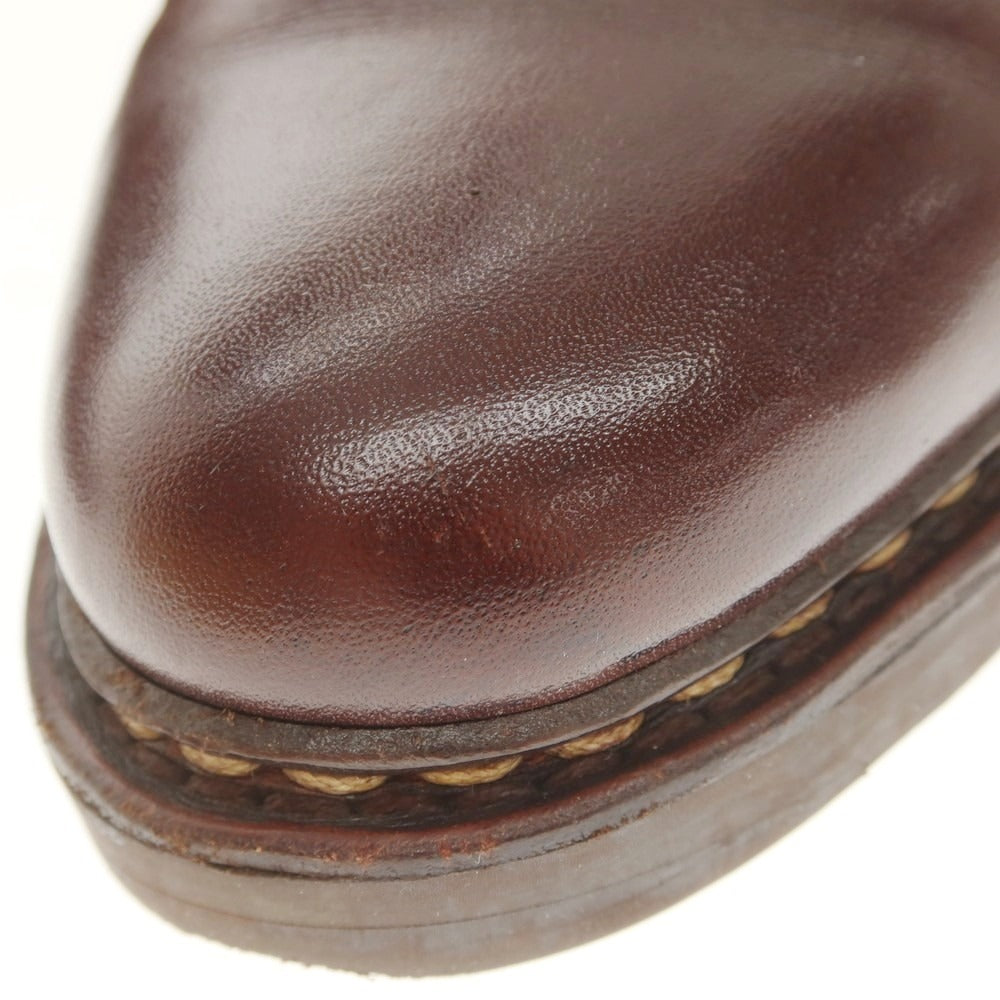 【中古】パラブーツ Paraboot ARLES プレーントゥ ドレスシューズ ダークブラウン【 8 】【 状態ランクB 】【 メンズ 】