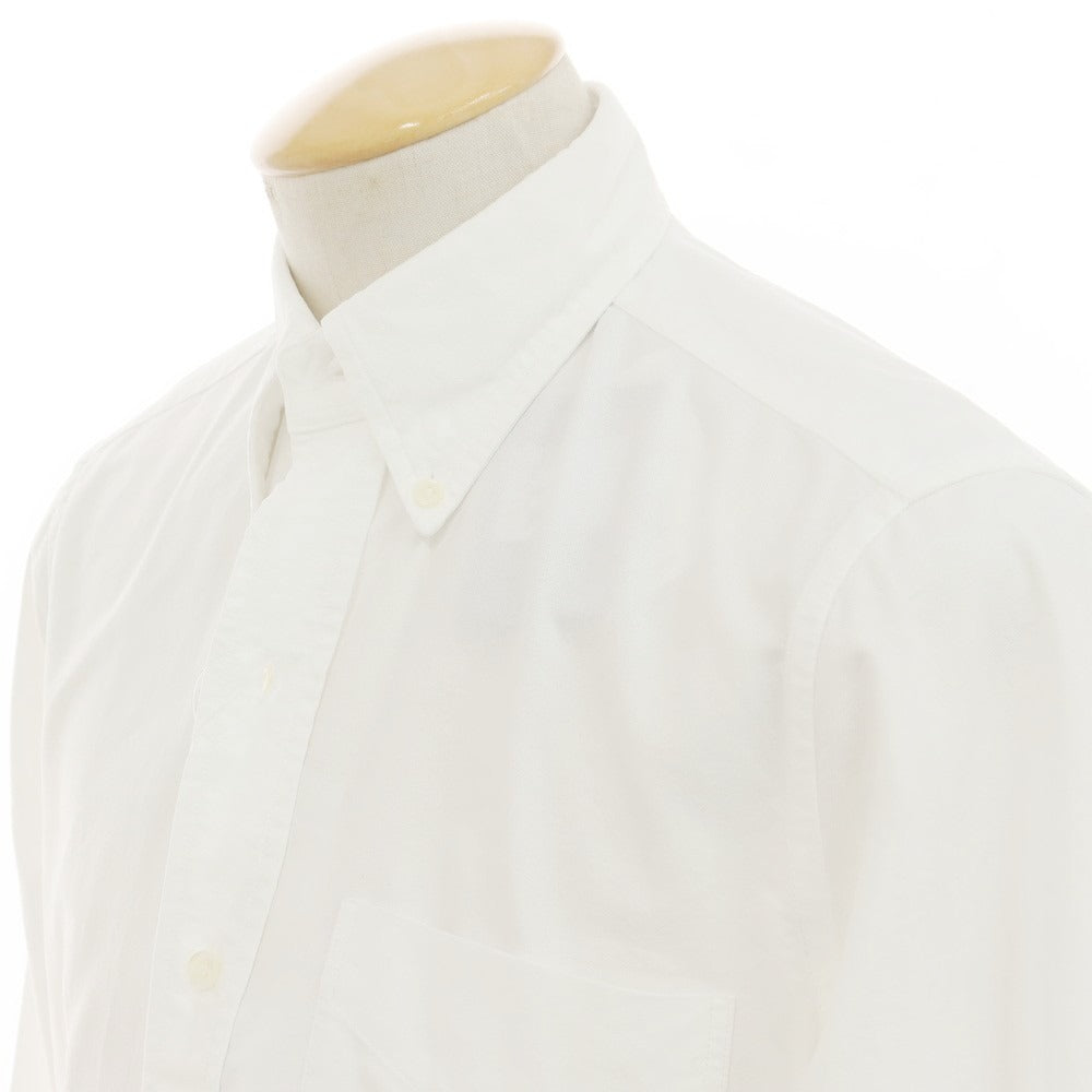 【新品アウトレット】グランシャツ Glanshirt オックスフォードコットン ボタンダウン カジュアルシャツ ホワイト【 38 】【 状態ランクN- 】【 メンズ 】