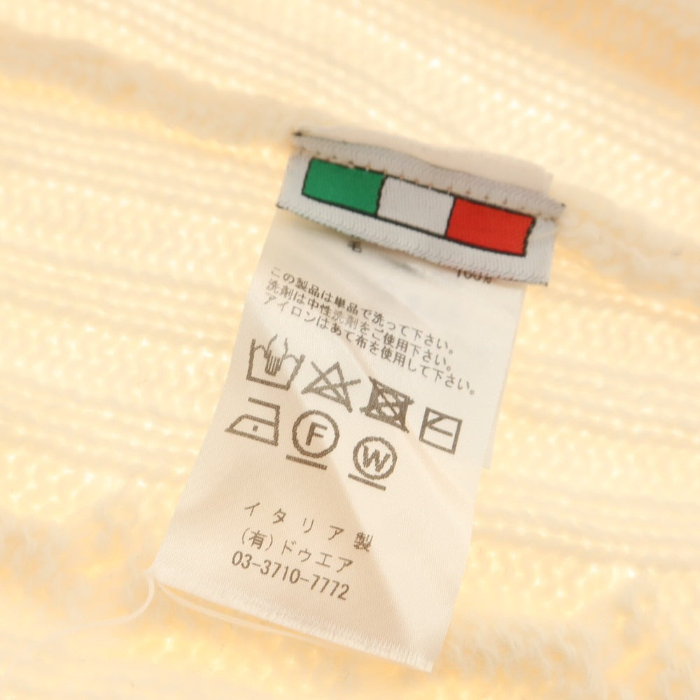 【中古】バフィー BAFY ローゲージ ウール ショールカラー カーディガン オフホワイト【 46 】【 状態ランクB 】【 メンズ 】