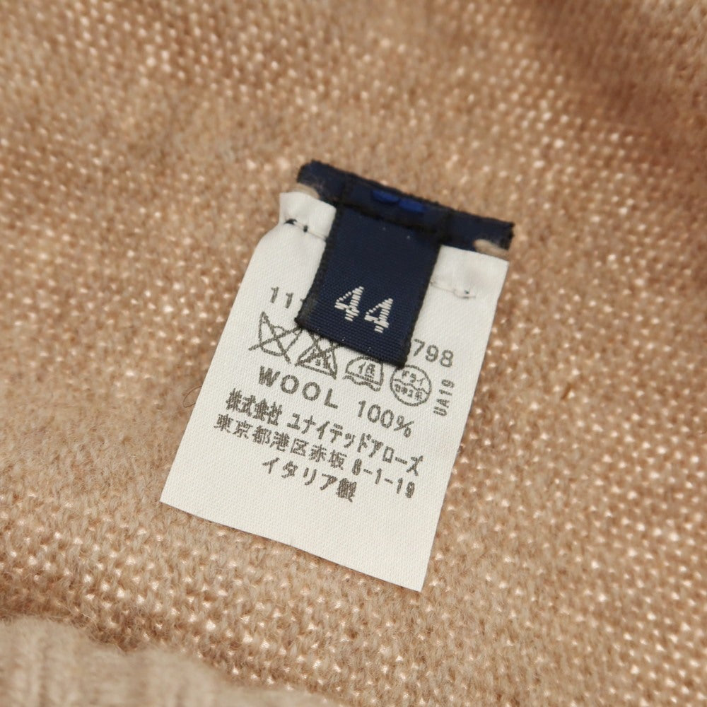 【中古】ドルモア DRUMOHR ウール クルーネック プルオーバーニット グレージュ【 44 】【 状態ランクB 】【 メンズ 】
