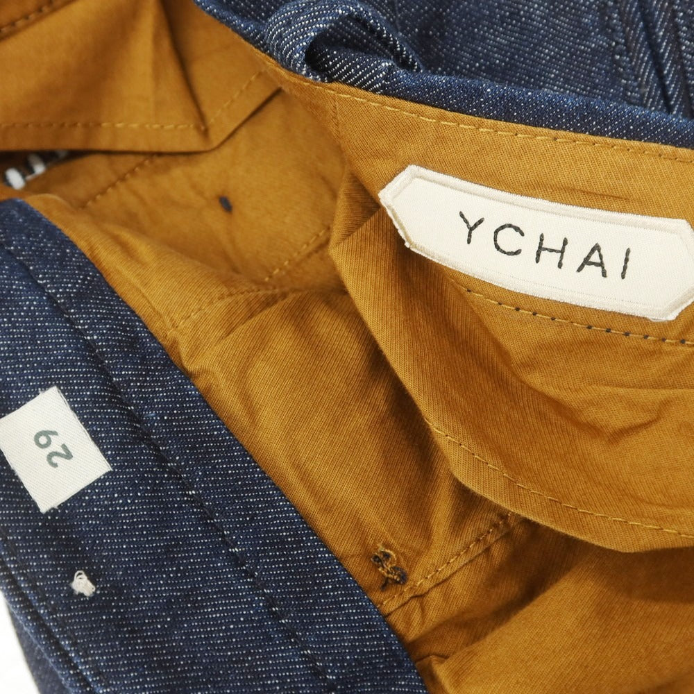 【中古】イカイ YCHAI ストレッチ コットン ジーンズ デニムパンツ ネイビーインディゴ【 29 】【 状態ランクB 】【 メンズ 】