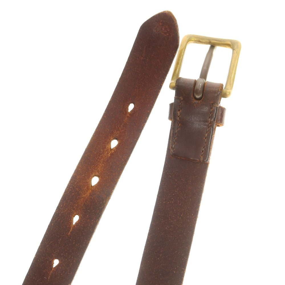 【中古】ジャベツ クリフ JABEZ CLIFF レザー ベルト ブラウン【 30 】【 状態ランクC 】【 メンズ 】