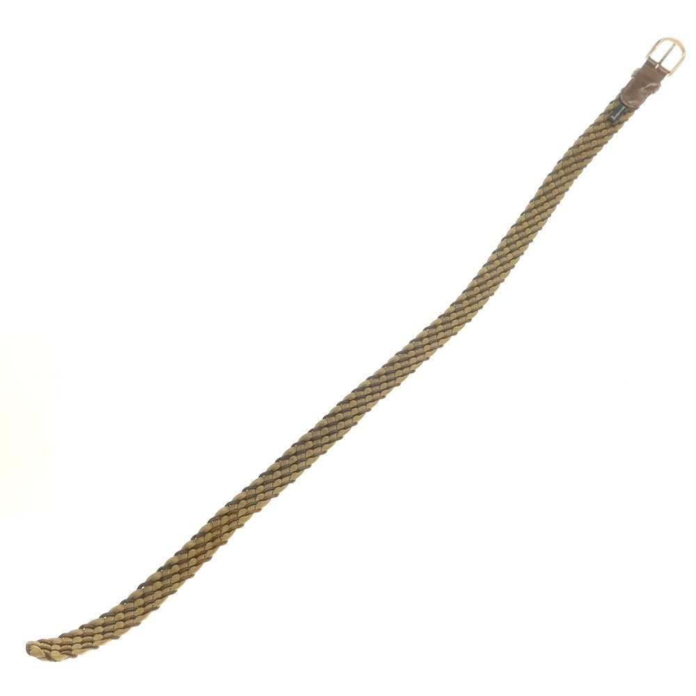【中古】アンダーソンズ Andersons メッシュ ベルト ベージュxブラウン【 80 】【 状態ランクB 】【 メンズ 】