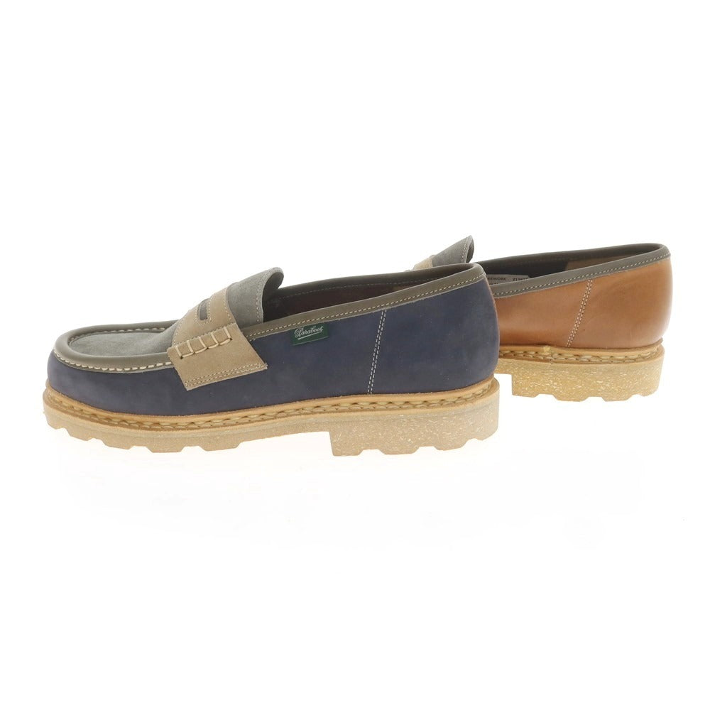 【中古】【未使用】パラブーツ Paraboot NANTES 国内30足限定 ローファー マルチカラー系【 8 】【 状態ランクS 】【 メンズ 】