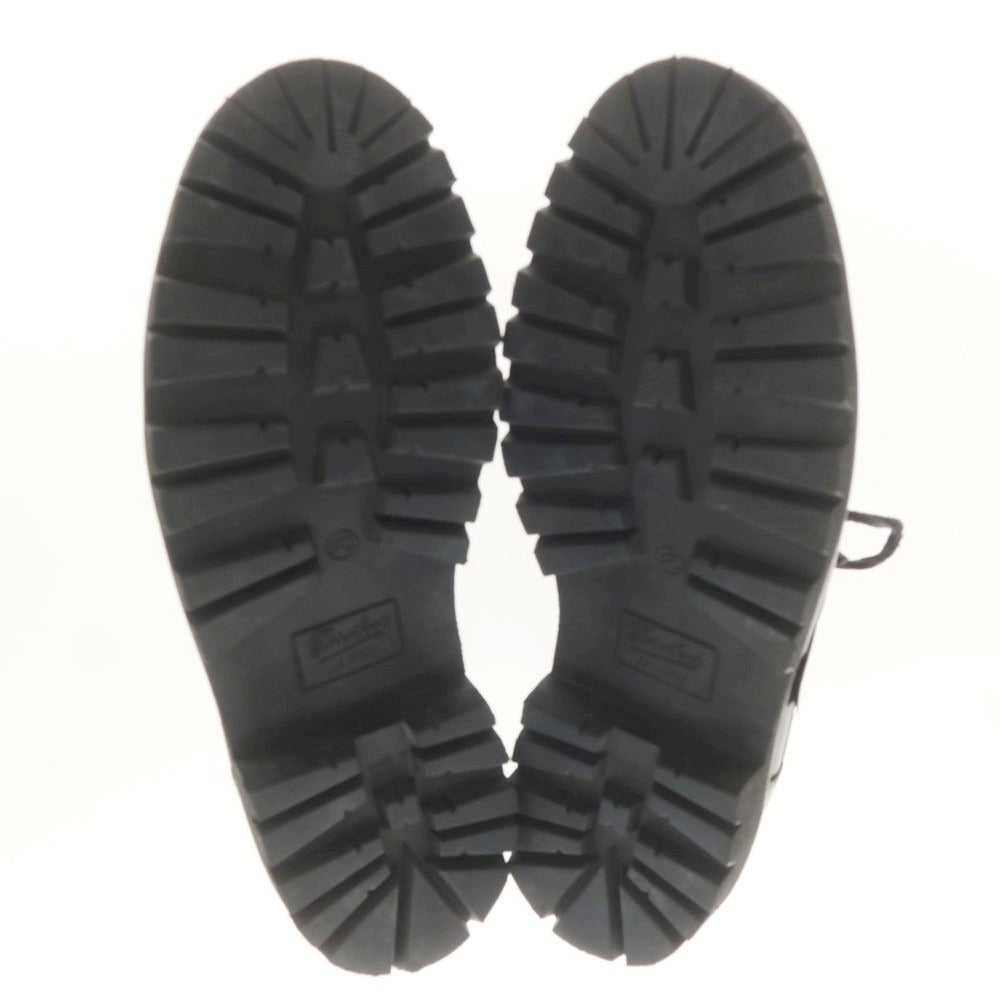 【中古】【未使用】パラブーツ Paraboot CHIMEY ハラコ デッキシューズ ブラック【 8 】【 状態ランクS 】【 メンズ 】