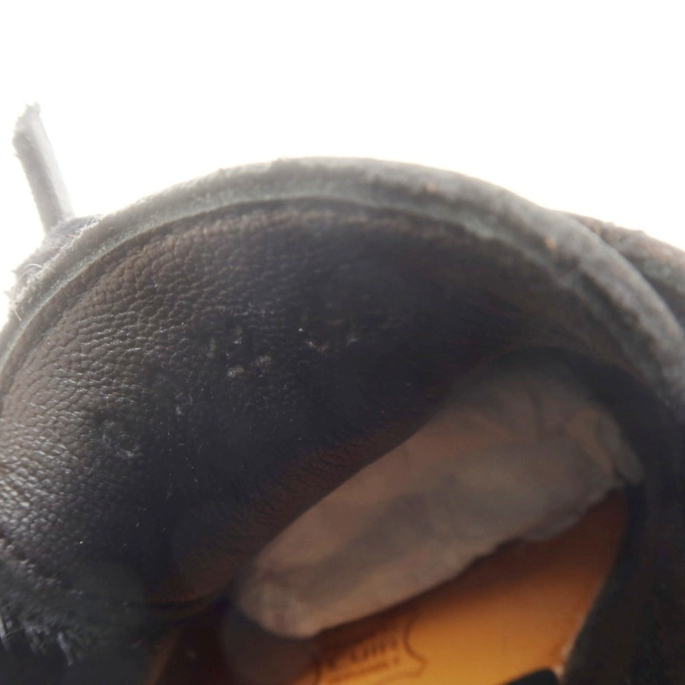 【中古】【未使用】パラブーツ Paraboot CHIMEY ハラコ デッキシューズ ブラック【 8 】【 状態ランクS 】【 メンズ 】