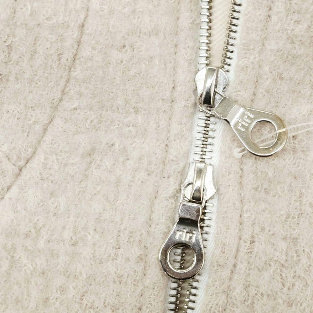 【中古】ジヨン キム Jiyong Kim ウール ワイドシルエット ジップアップブルゾン ライトベージュ【 L 】【 状態ランクB 】【 メンズ 】