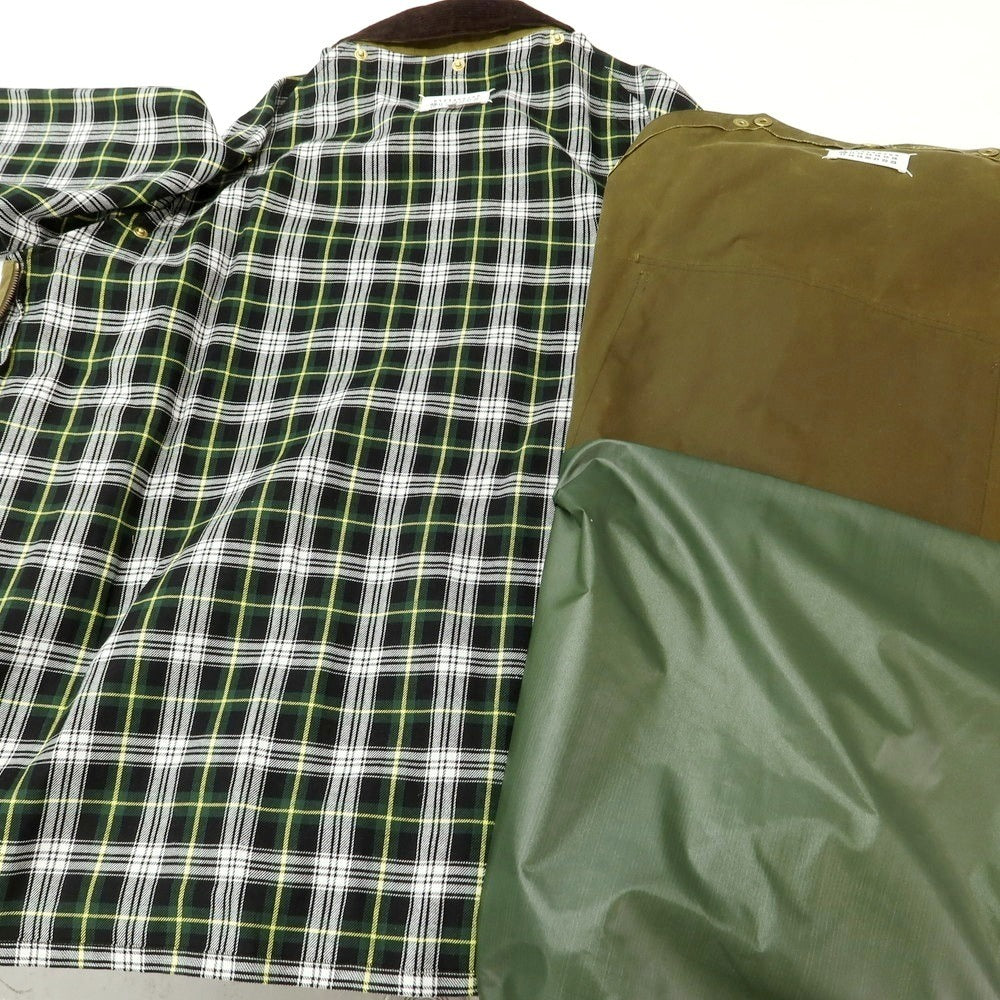 【中古】メゾン マルジェラ Maison Margiela オイルドコットン フィールドジャケット オリーブ【 50 】【 状態ランクB 】【 メンズ 】