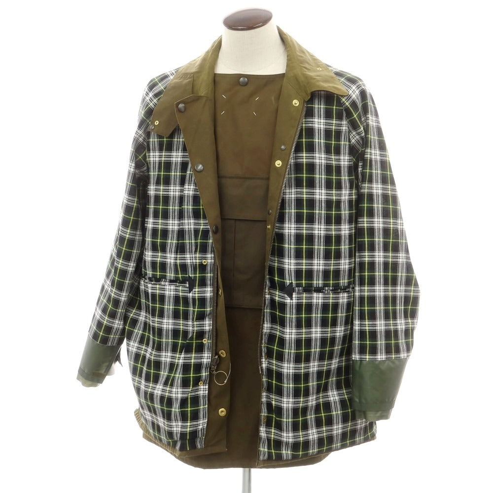 【中古】メゾン マルジェラ Maison Margiela オイルドコットン フィールドジャケット オリーブ【 50 】【 状態ランクB 】【 メンズ 】
