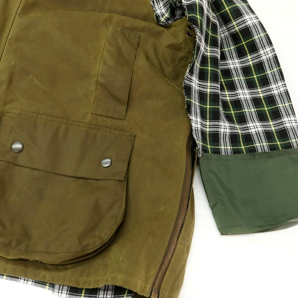 【中古】メゾン マルジェラ Maison Margiela オイルドコットン フィールドジャケット オリーブ【 50 】【 状態ランクB 】【 メンズ 】