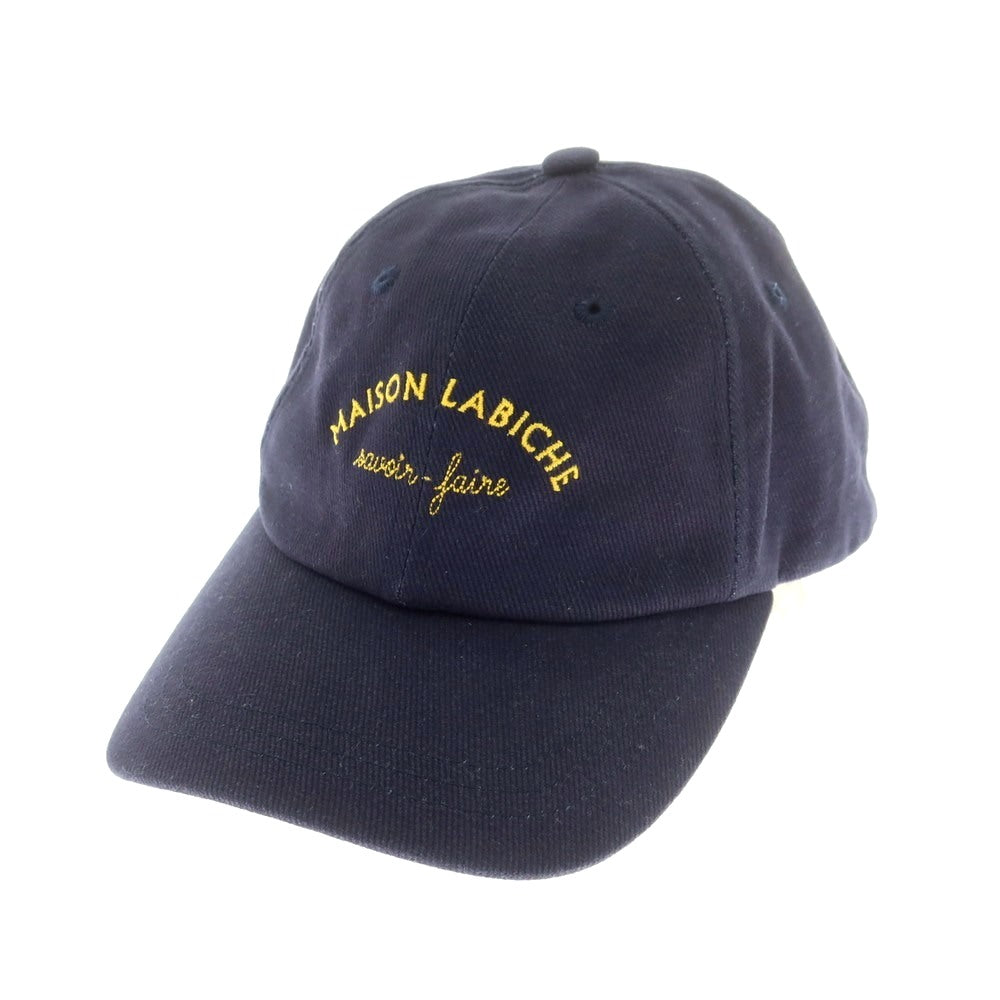 【中古】メゾンラビッシュ Maison Labiche コットン キャップ ネイビー【 - 】【 状態ランクB 】【 メンズ 】