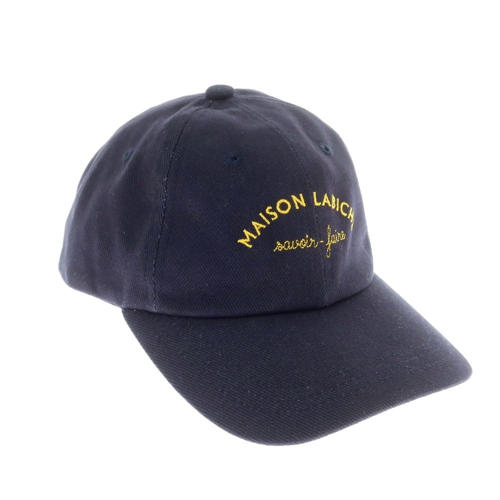 【中古】メゾンラビッシュ Maison Labiche コットン キャップ ネイビー【 - 】【 状態ランクB 】【 メンズ 】