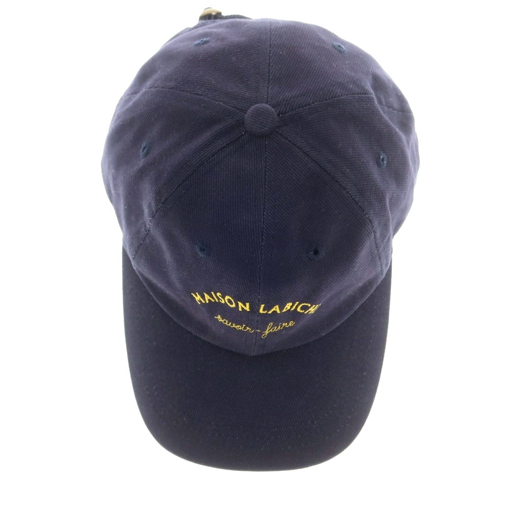 【中古】メゾンラビッシュ Maison Labiche コットン キャップ ネイビー【 - 】【 状態ランクB 】【 メンズ 】
