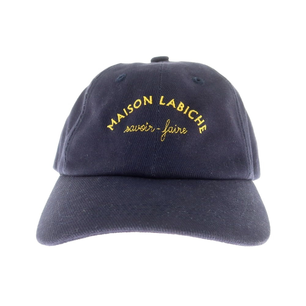 【中古】メゾンラビッシュ Maison Labiche コットン キャップ ネイビー【 - 】【 状態ランクB 】【 メンズ 】