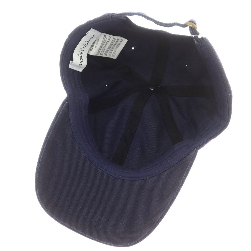 【中古】メゾンラビッシュ Maison Labiche コットン キャップ ネイビー【 - 】【 状態ランクB 】【 メンズ 】